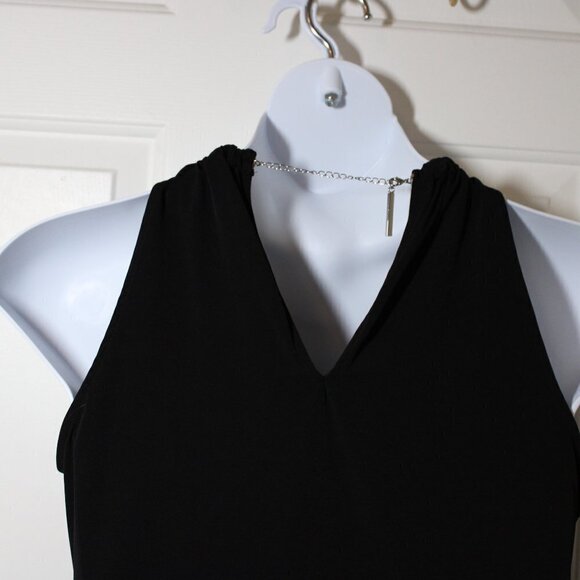 🎄Michael Kors Black Chain-link Tank I Black I Size M I NWT - Picture 5 of 10